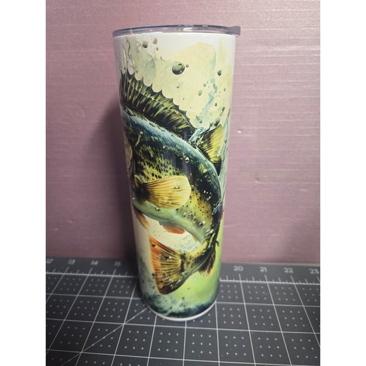 Bass fish tumbler