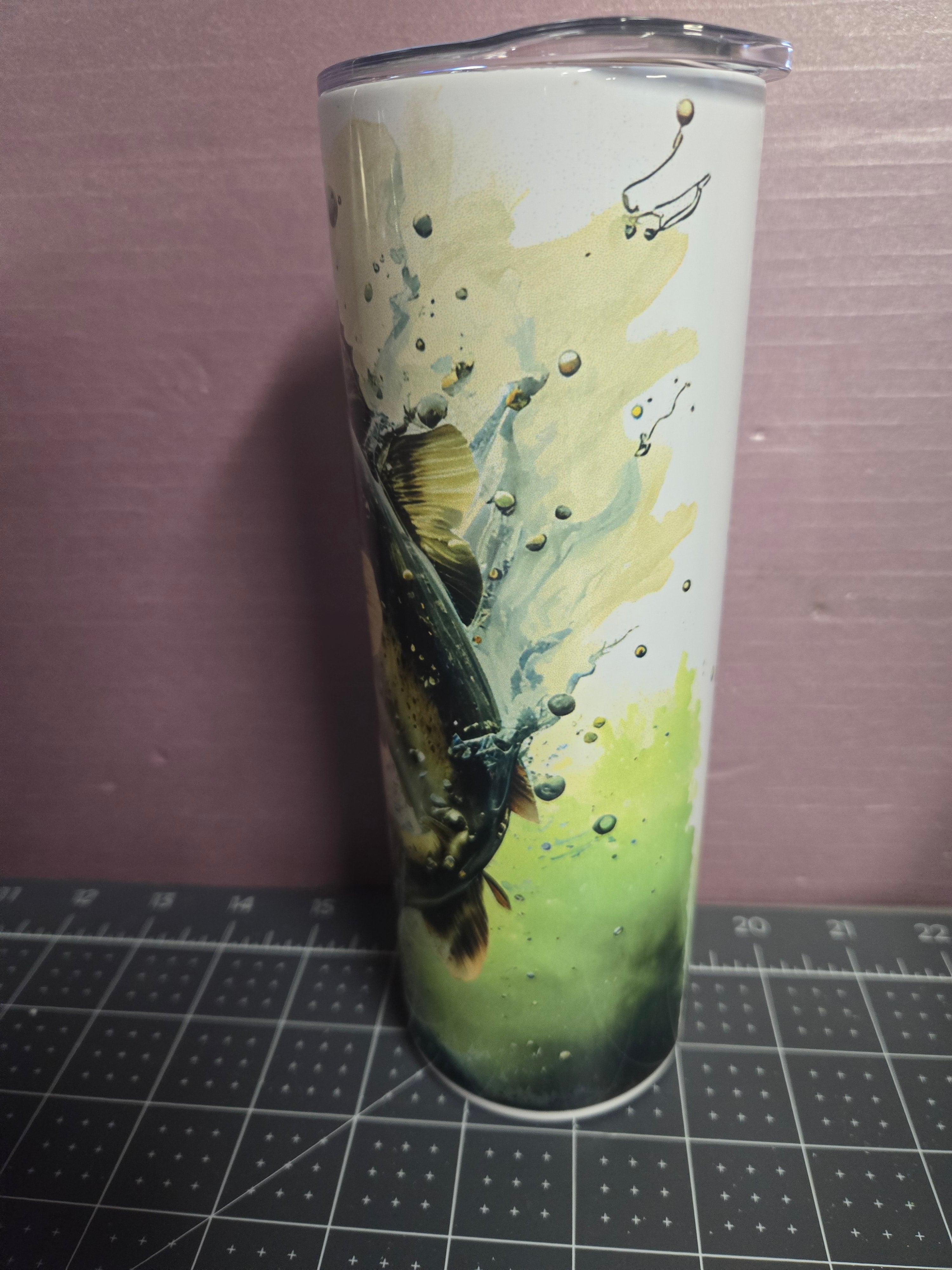 Bass fish tumbler