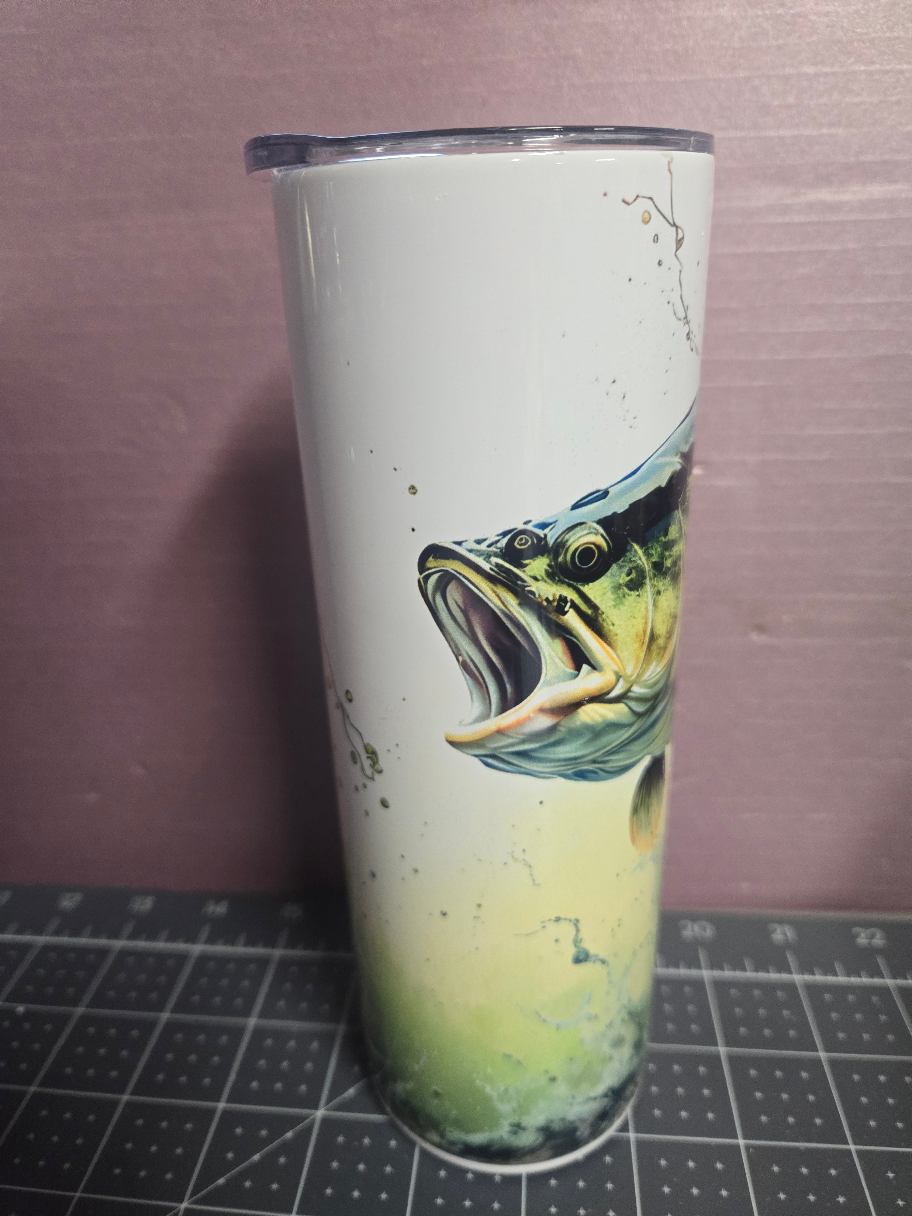 Bass fish tumbler