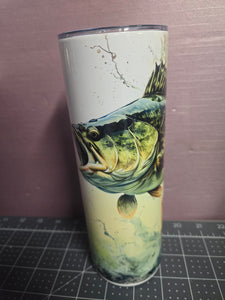 Bass fish tumbler