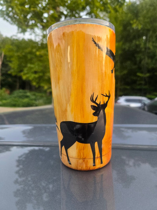 Wildlife woodgrain, Tumbler