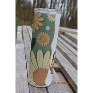 Retro Mama Flower- Sublimation Tumbler