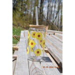 Load image into Gallery viewer, Sunflower Glass Tumbler
