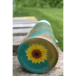 Load image into Gallery viewer, Swirl sunflower, Bluetooth speaker tumbler
