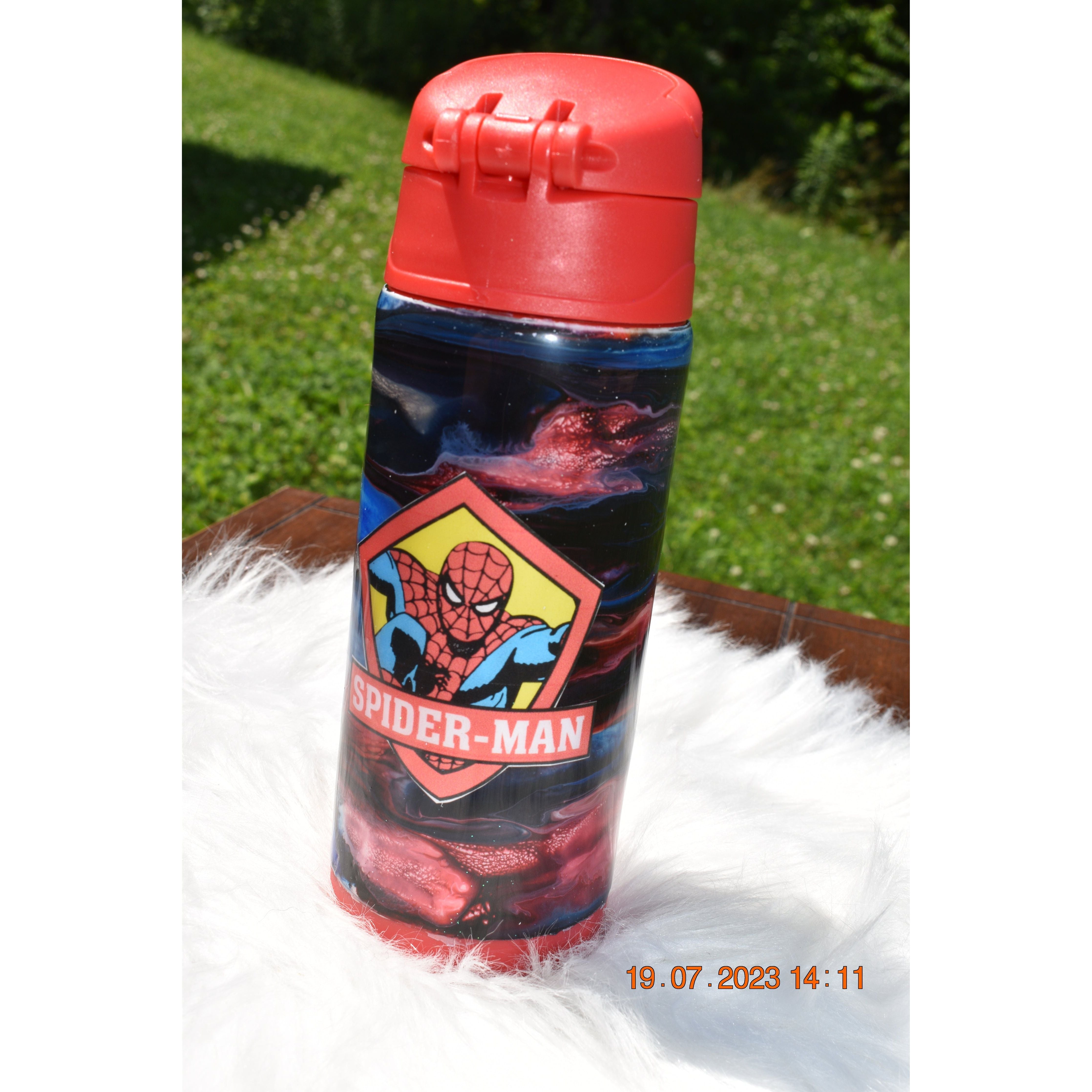 spider-man kids water bottle