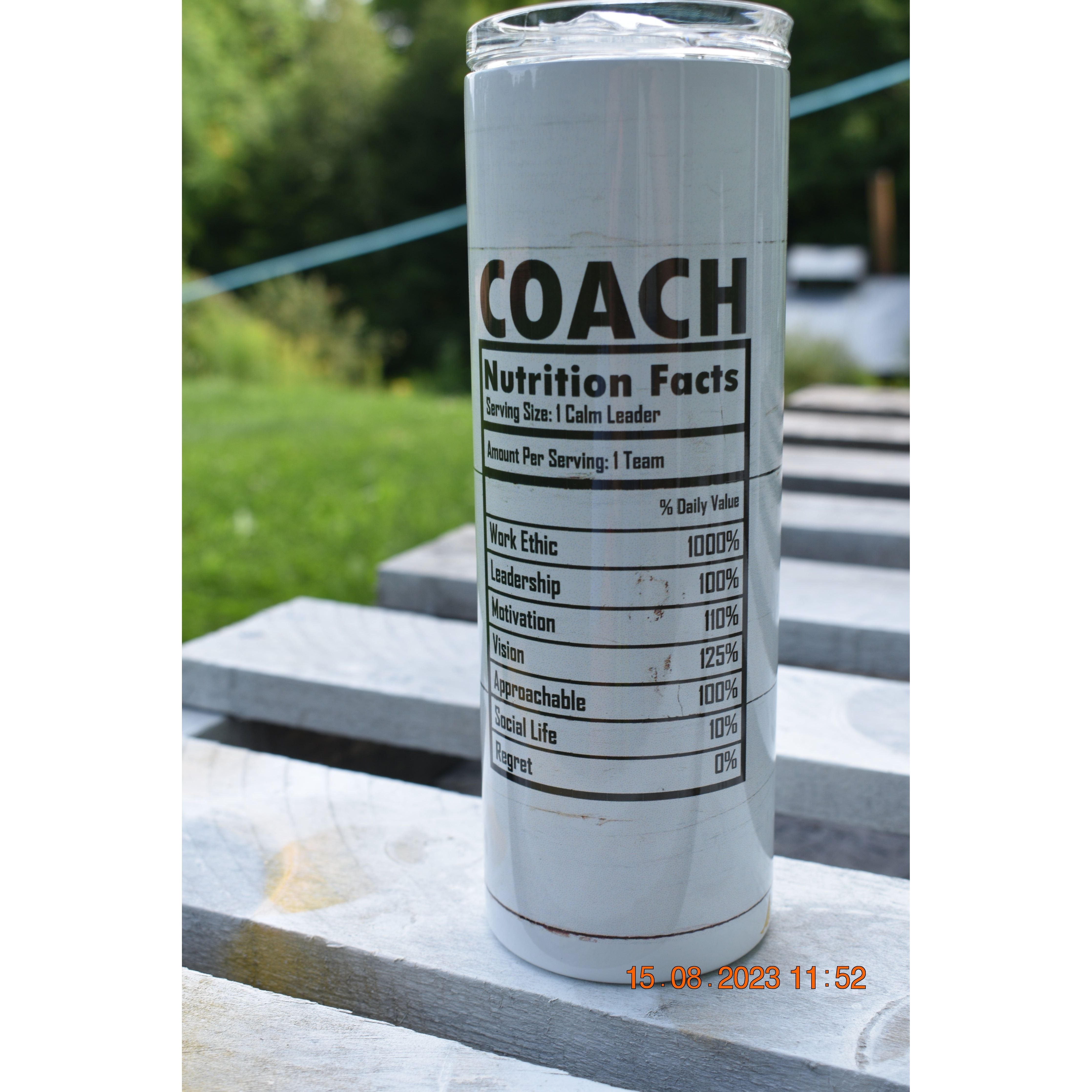 Softball coach, Sublimation Tumbler