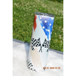 Load image into Gallery viewer, He races, I drink, Sublimation Tumblers
