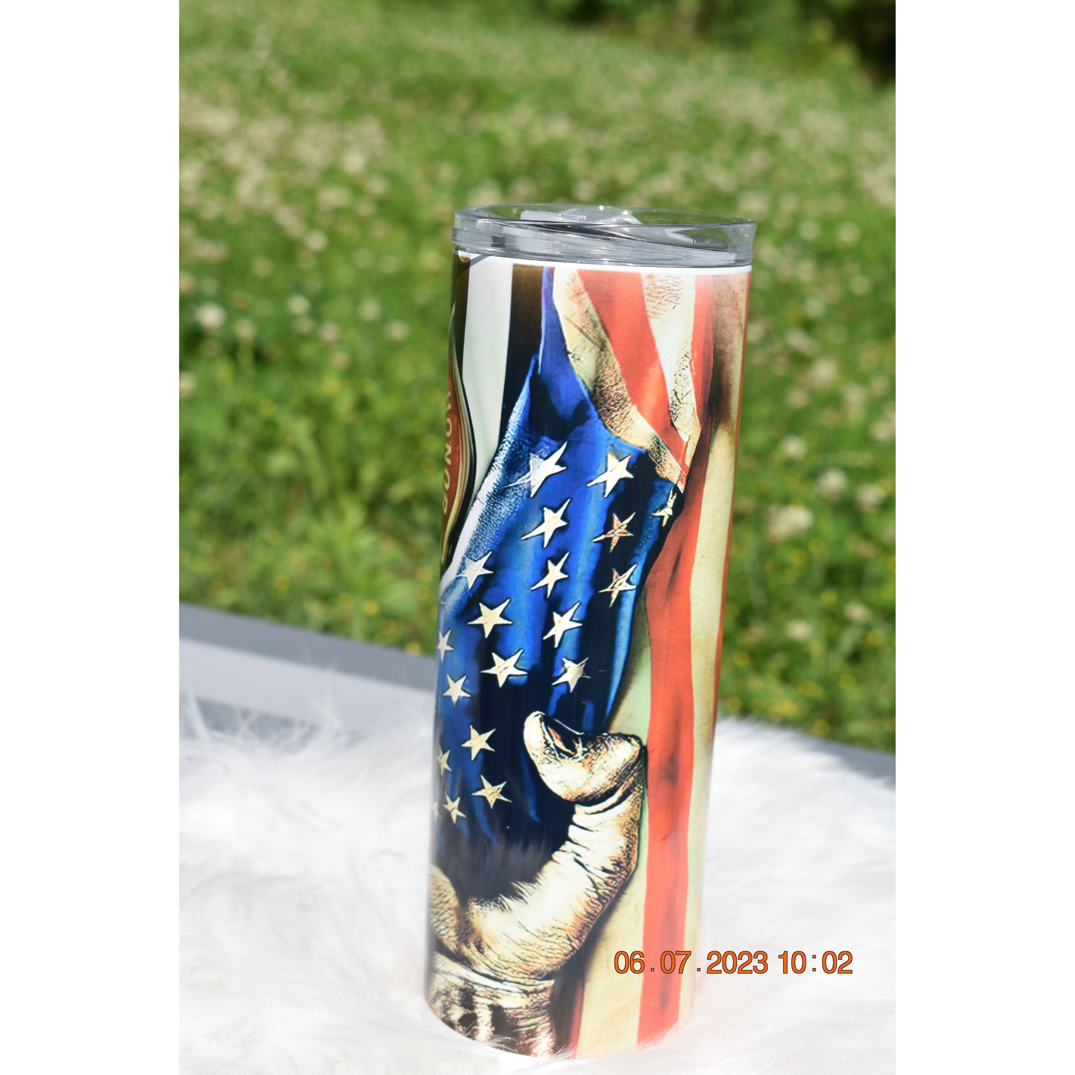 Fire and rescue, sublimation tumbler