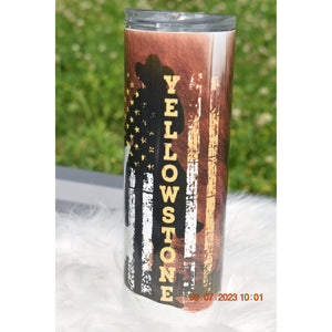 Yellowstone, sublimation tumbler