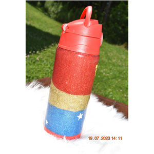 Wonder women kids water bottle