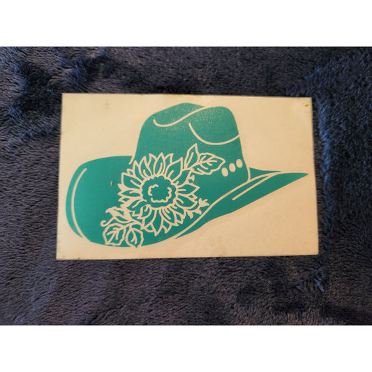 Cowboy hat, decal