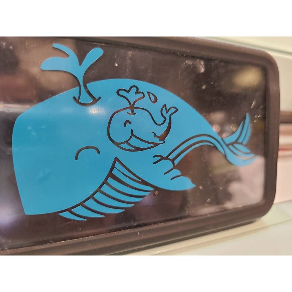 Whale decal