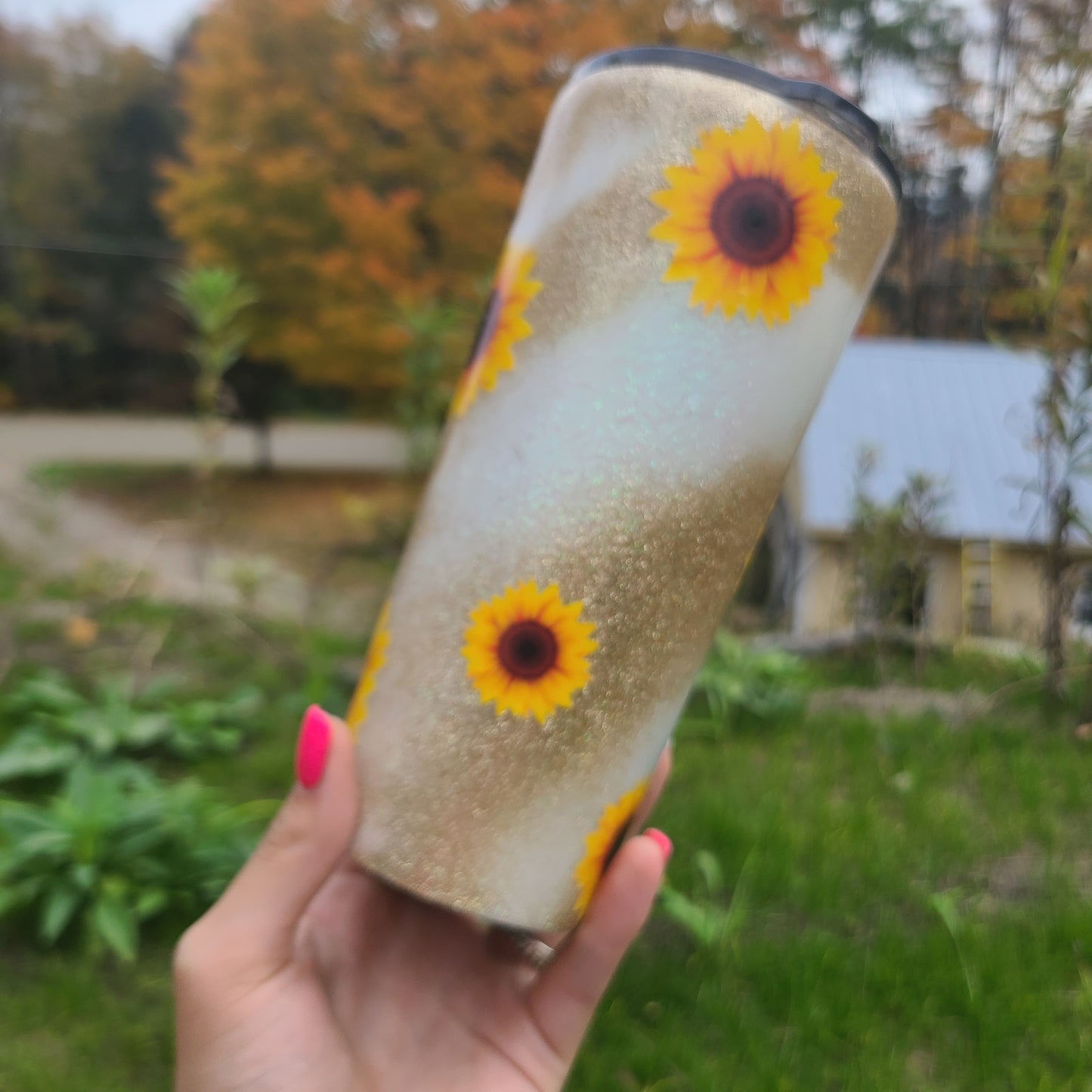 Sunflower tumbler